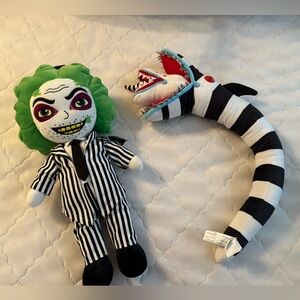 Spirit Halloween Beetlejuice & Sandworm Plush